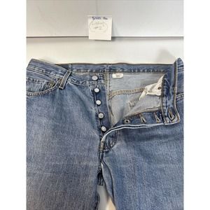 Vintage Levis 501 Jeans Mens 36x32 Straight Leg Denim 90s Jeans (#2) Button Fly